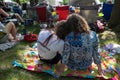 Heads Together. Winnipeg Folk Festival July 2019 Royalty Free Stock Photo