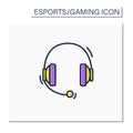 Headset color icon