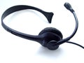 Headset isolated Royalty Free Stock Photo