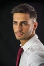 Headshot of attractive young man in studio Royalty Free Stock Photo