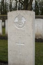 Headsstone grave unknown soldier world war one WW1 Royalty Free Stock Photo