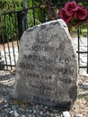Headstone at the grave of Johnny Appleseed Royalty Free Stock Photo