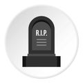 Headstone icon circle