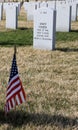 Headstone of soldier at Abraham Lincoln National Cemetery