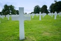 Headstone of an unmarked grave and unknown soldier at the American Cemetery at Omaha Beach