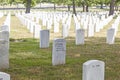 Headstones at the Arlington