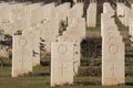 Headstones in Cassino War Cemetery