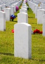 Headstones at Military Cemetery