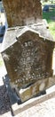 Headstones at Oak Hill Cemetery Bartow, Florida