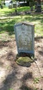 Headstones at Oak Hill Cemetery Bartow, Florida