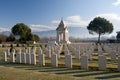 Headstones in War Cemetery Royalty Free Stock Photo