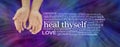 Heal Thyself Word Cloud Royalty Free Stock Photo