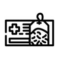 healing health tea line icon vector illustration Royalty Free Stock Photo