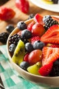 Heallthy Organic Fruit Salad Royalty Free Stock Photo