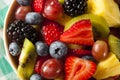 Heallthy Organic Fruit Salad Royalty Free Stock Photo