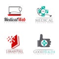 Healt care and medical icon, pharmaceutical medicine symbol, doctor stethoscope logo, healthy lung, bowel, human anatomy ,