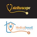 Healt care and medical icon, pharmaceutical medicine symbol, doctor stethoscope logo, healthy lung, bowel, human anatomy ,