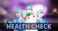 Healt check medical background