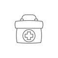 health, aid, first, medical, care. Element of health icon. Thin line icon for website design and development, app development.