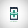 HEALTH APPLICATION logo vector