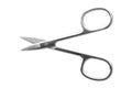 Health and Beauty - Top view opened Manicure scissors isolated