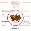 Health benefits of a chili pepper