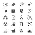 Health care flat icons