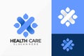 Health Care Logo Vector Design. Abstract emblem, designs concept, logos, logotype element for template Royalty Free Stock Photo