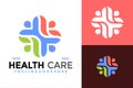 Health care medical grup logo design vector symbol icon illustration