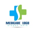 Health care sign logo concept people logo