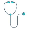 Health care vector concept Medical vector background with stethoscope. Stethoscope medical, stethoscope equipment