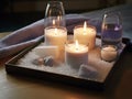 health centre. aromatherapy candles