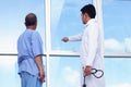 Doctor with patient,Health check,Doctor with patient in hospital Royalty Free Stock Photo
