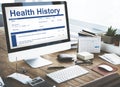 Health Check Form Claim History Record Concept Royalty Free Stock Photo