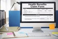Health Check Form Claim History Record Concept Royalty Free Stock Photo