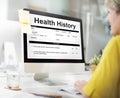 Health Check Form Claim History Record Concept Royalty Free Stock Photo