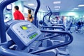 Health club in blue Royalty Free Stock Photo