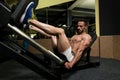 Health Club Leg Press Machine Royalty Free Stock Photo