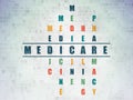 Health concept: Medicare in Crossword Puzzle