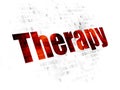 Health concept: Therapy on Digital background