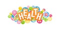 health conceptual logo moving mechanism