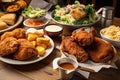 health-conscious diner, with a variety of options for fried chicken and sides, including grilled and baked varieties