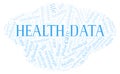 Health Data word cloud