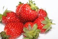 Fresh fruit Red strawberry close up image Royalty Free Stock Photo