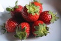 Tasty fruit Red strawberry close up image Royalty Free Stock Photo