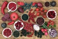 Health Food High in Anthocyanins Royalty Free Stock Photo