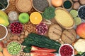 Health Food for a High Fibre Diet Royalty Free Stock Photo