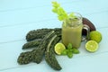 Health Food Vegetable Smoothie Drink Royalty Free Stock Photo