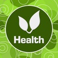 Health Green Random Rings Circle Royalty Free Stock Photo