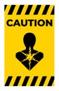 Health Hazard Symbol Label,Longer Term Health Hazard,GHS Hazard Pictogram Royalty Free Stock Photo